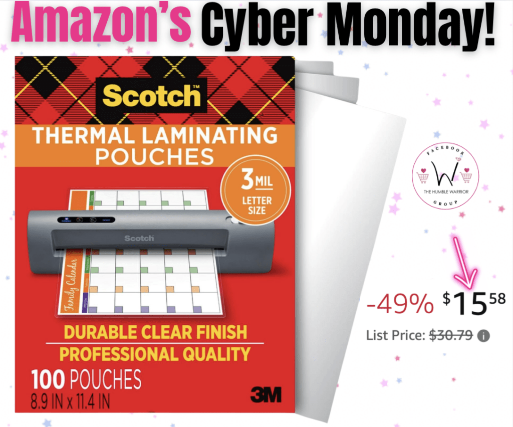 Scotch Thermal Laminating Pouches!
